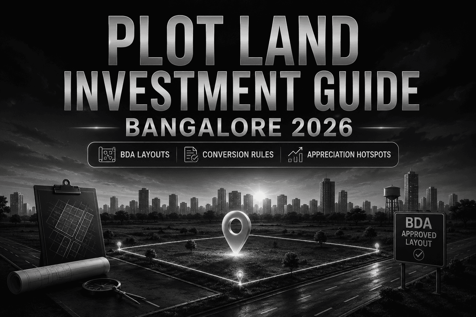 Plot Land Investment Guide Bangalore 2026 — BDA Layouts, Conversion Rules & Appreciation Hotspots