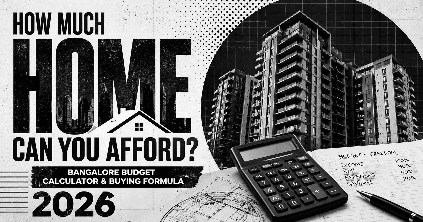 How Much Home Can You Afford? Bangalore Budget Calculator & Buying Formula 2026