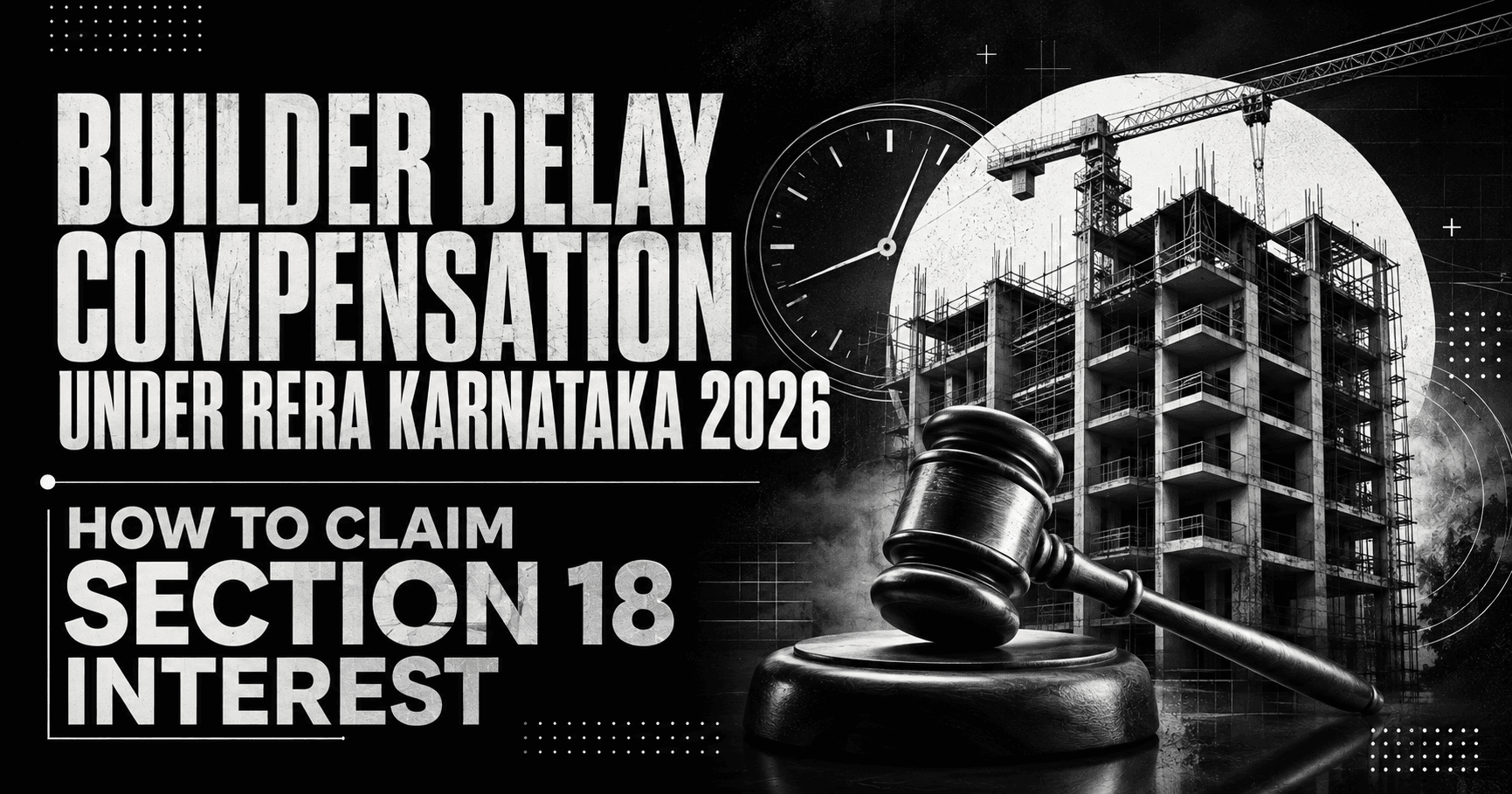 Builder Delay Compensation Under RERA Karnataka 2026 — How to Claim Section 18 Interest