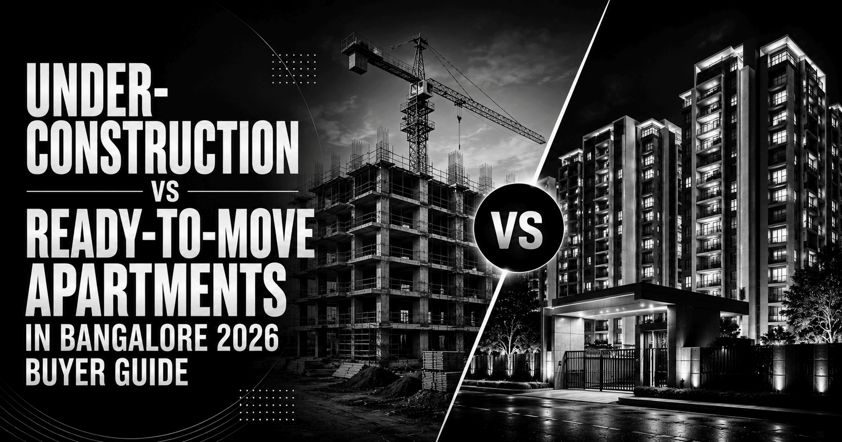 Under-Construction vs Ready-to-Move Apartments in Bangalore 2026 — Buyer Guide