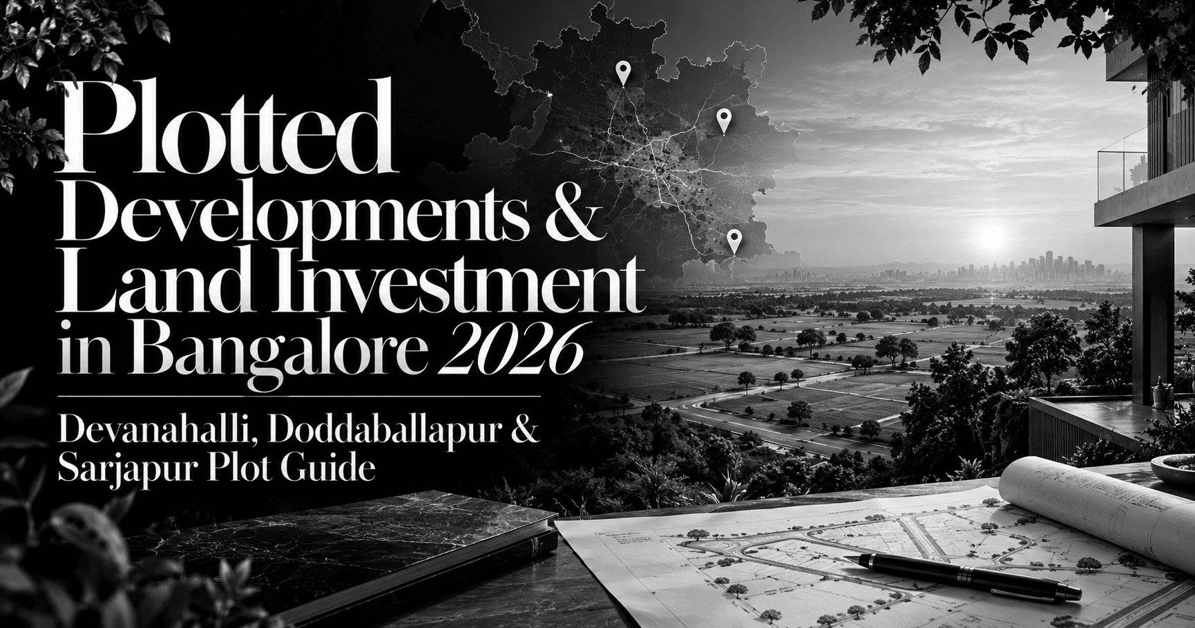 Plotted Developments & Land Investment in Bangalore 2026 — Devanahalli, Doddaballapur & Sarjapur Plot Guide