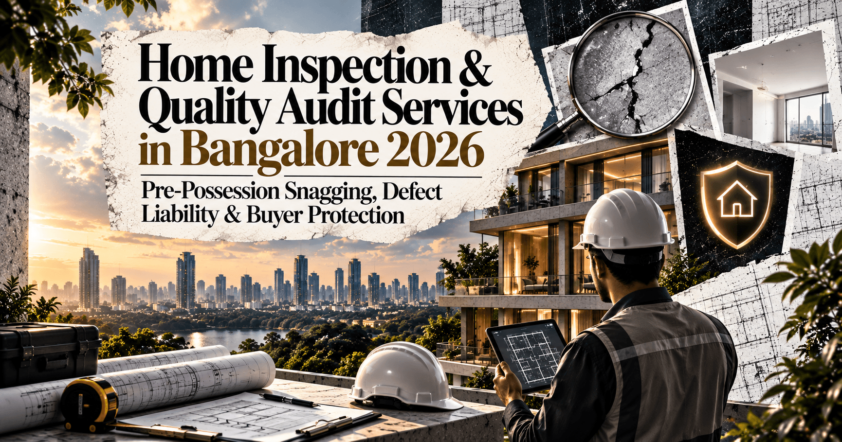 Home Inspection & Quality Audit Services in Bangalore 2026 — Pre-Possession Snagging, Defect Liability & Buyer Protection