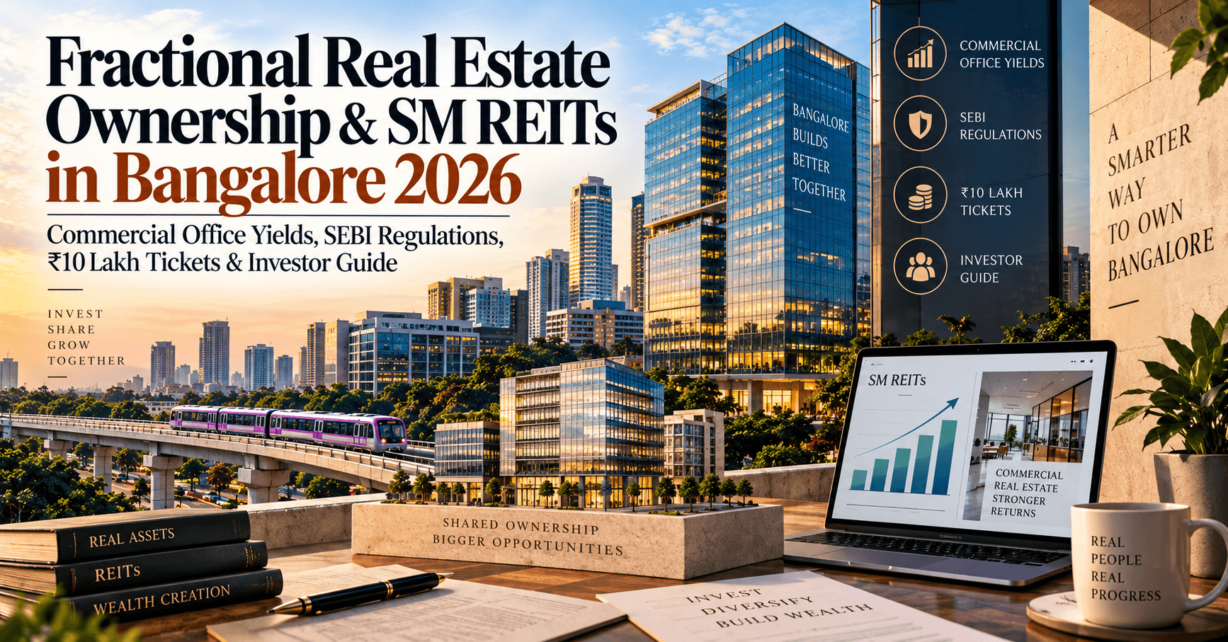 Fractional Real Estate Ownership & SM REITs in Bangalore 2026 — Commercial Office Yields, SEBI Regulations, ₹10 Lakh Tickets & Investor Guide