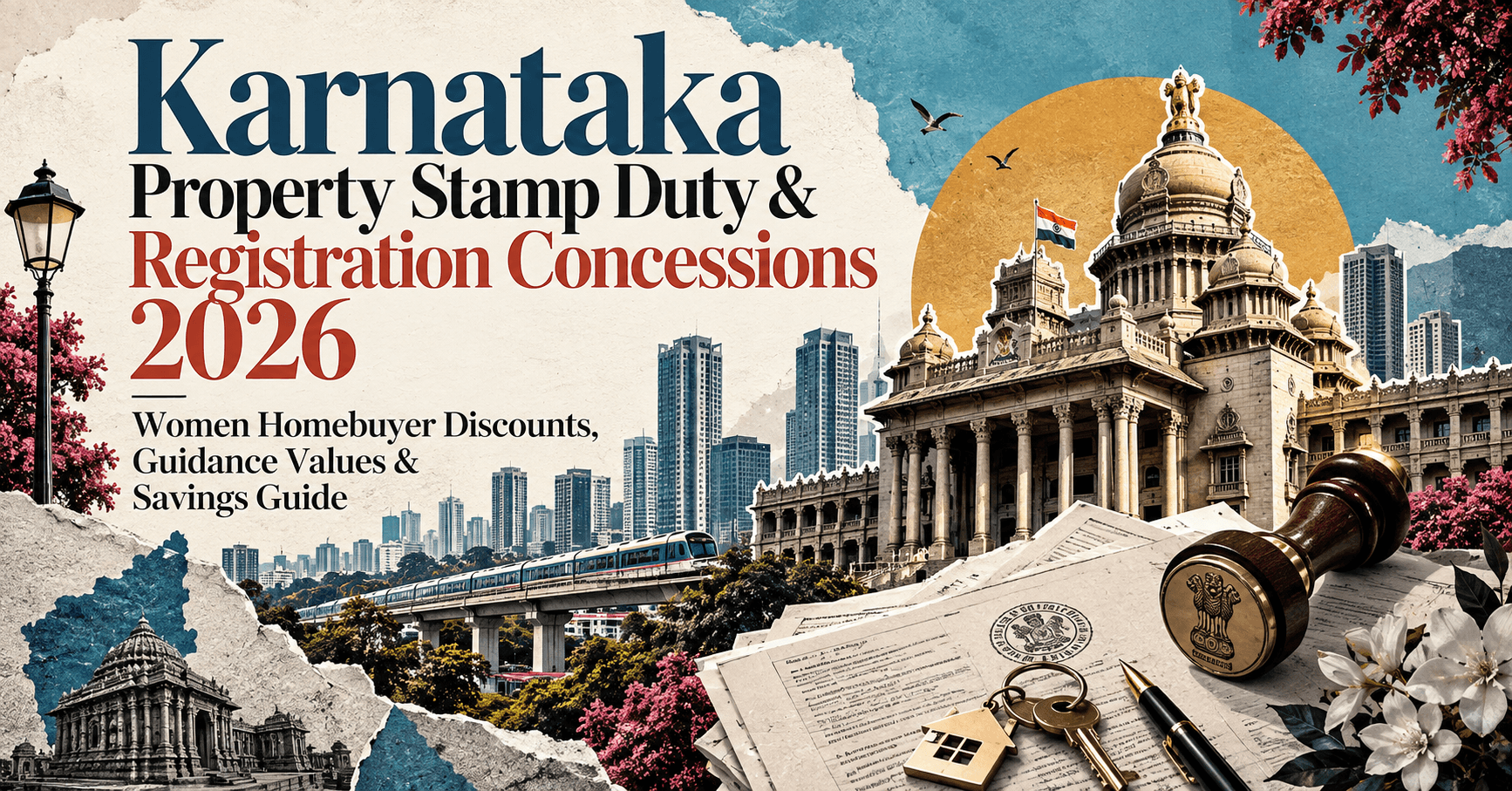 Karnataka Property Stamp Duty & Registration Concessions 2026 — Women Homebuyer Discounts, Guidance Values & Savings Guide
