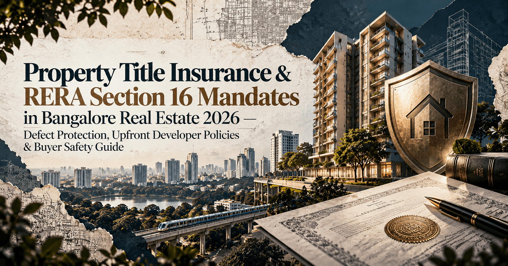 Property Title Insurance & RERA Section 16 Mandates in Bangalore Real Estate 2026 — Defect Protection, Upfront Developer Policies & Buyer Safety Guide