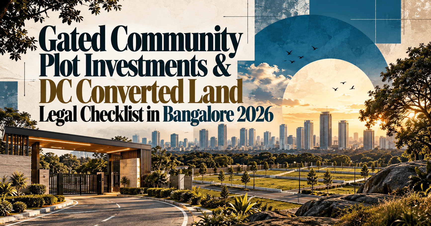 Gated Community Plot Investments & DC Converted Land Legal Checklist in Bangalore 2026 — BDA/BIAPPA Approvals, RTC Clearances & ROI Playbook