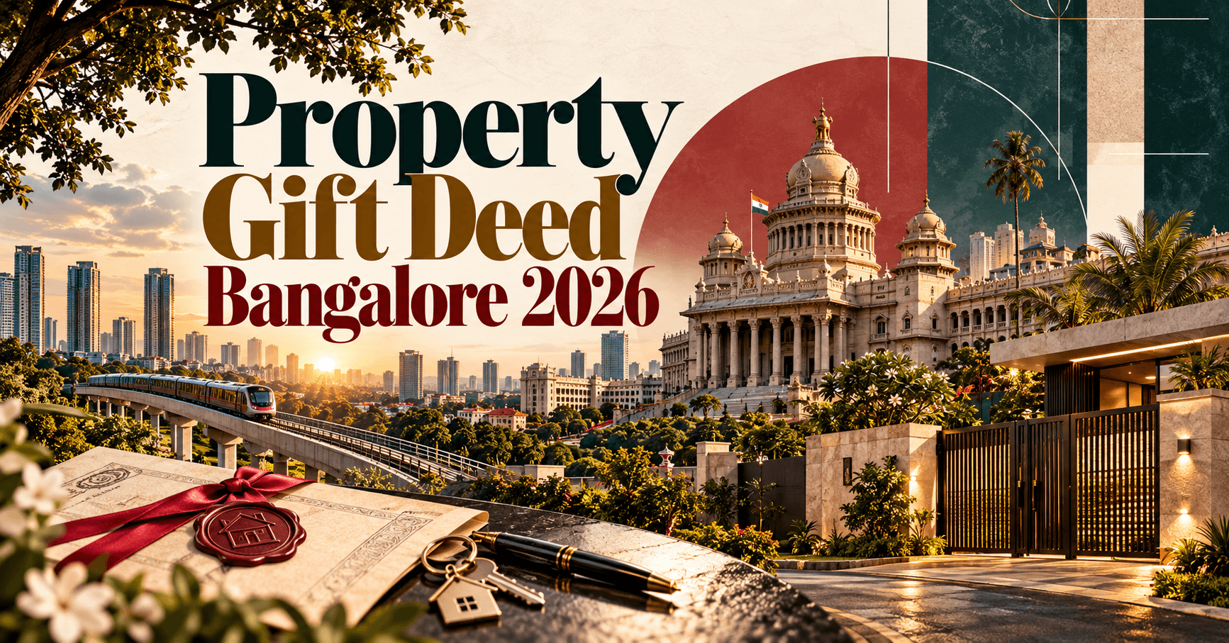 Property Gift Deed Bangalore 2026 — Blood Relative Stamp Duty Concessions, Kaveri 2.0 Registration, e-Khata & Tax Rules