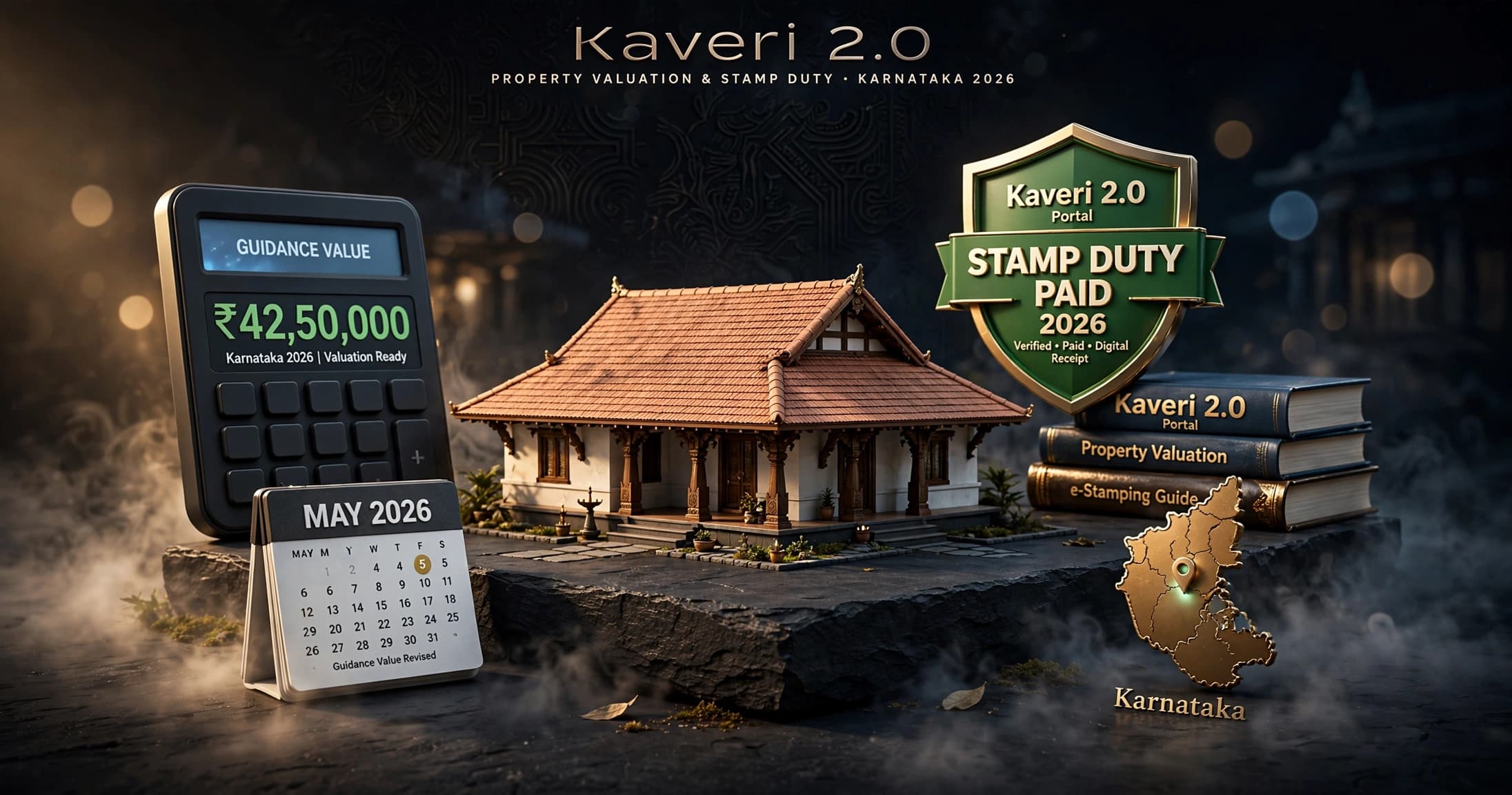 Kaveri 2.0 Property Valuation Karnataka 2026: How to Calculate Guidance Value & Stamp Duty Online