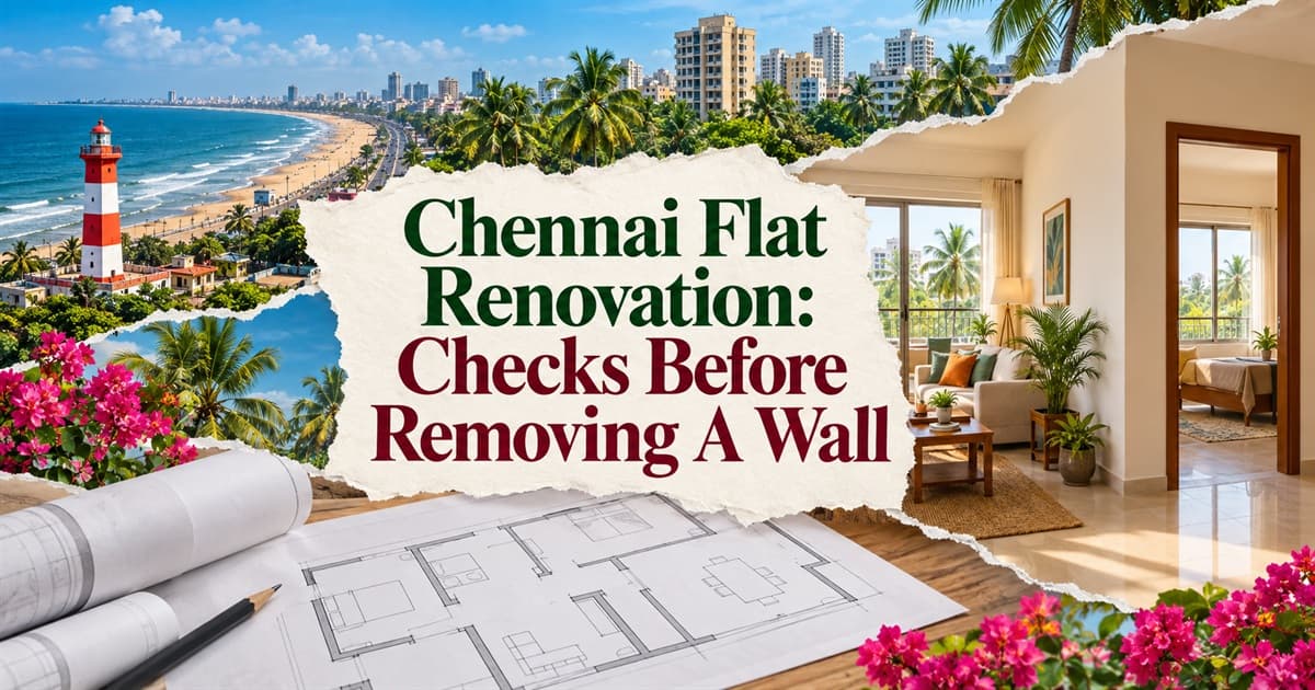 Chennai Flat Renovation: Checks Before Removing A Wall