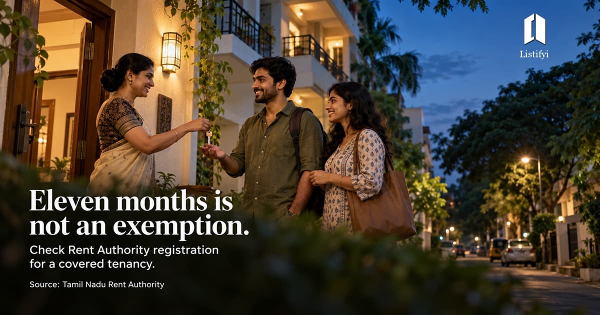 Chennai 11-Month Rental Agreement: Registration Rules