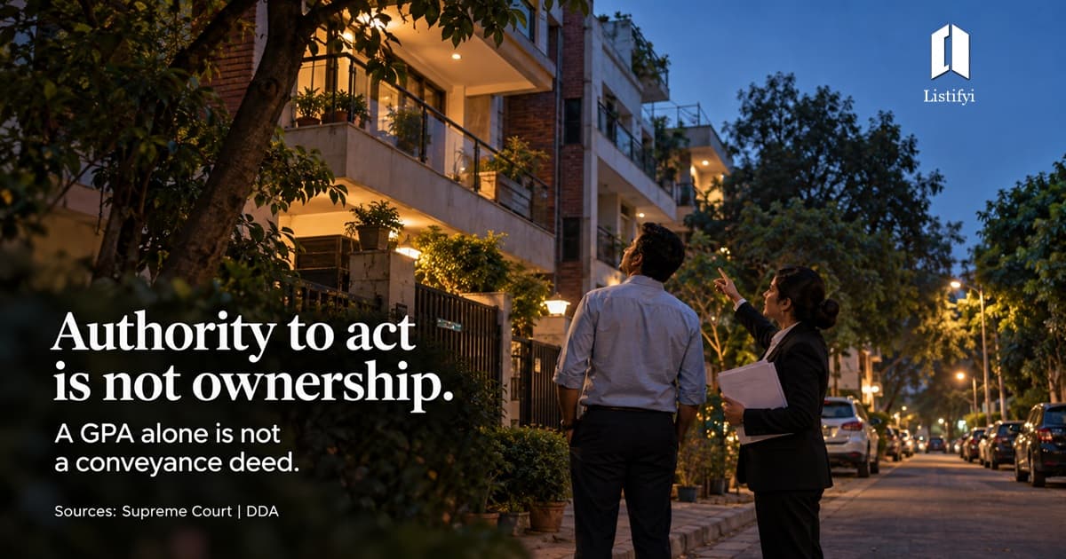 Delhi GPA Property: What To Check Before Buying