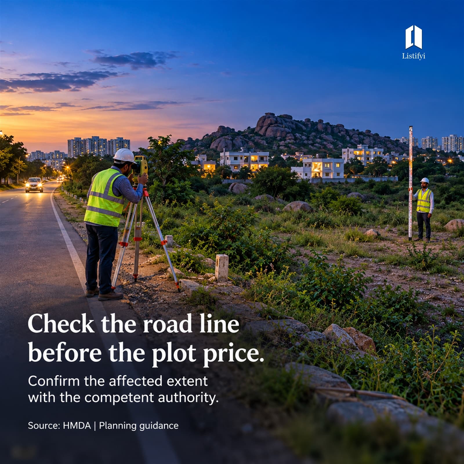 Hyderabad Plot Buying: Check Road-Widening Before Booking