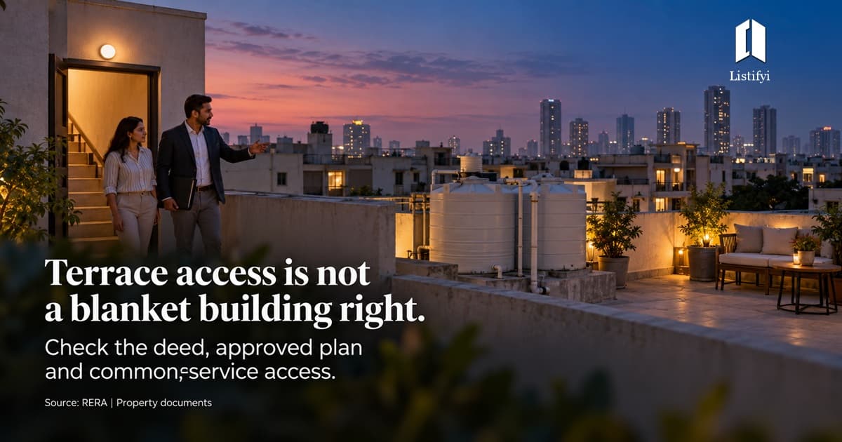 Gurugram Builder Floor: Who Can Use The Terrace?