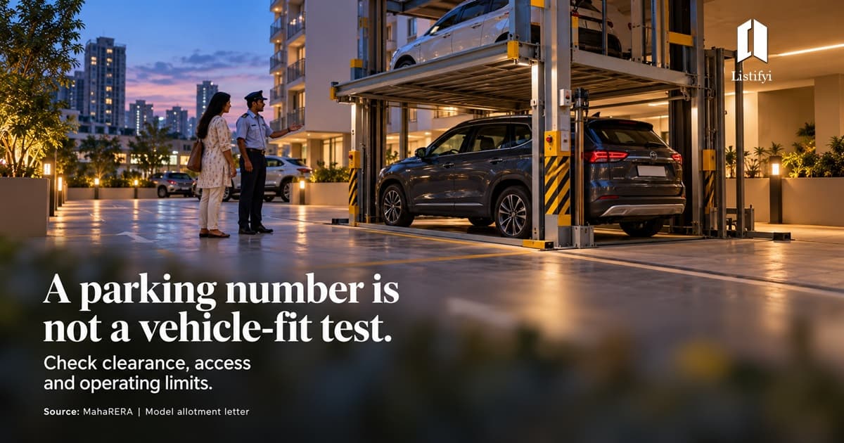 Mumbai Mechanical Parking: Will Your SUV Actually Fit?
