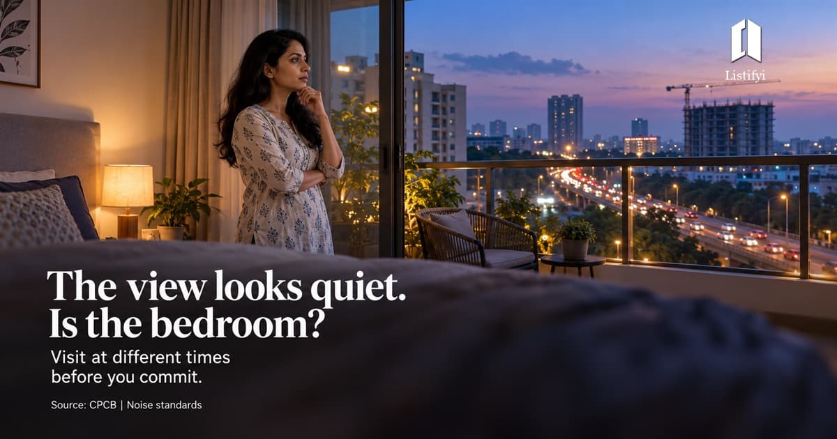 Hyderabad Flat Buying: Check Noise Before You Book