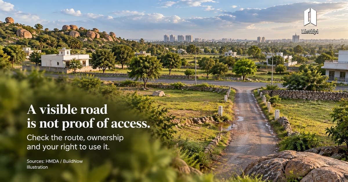Hyderabad Plot Buying: Is The Access Road Legal?