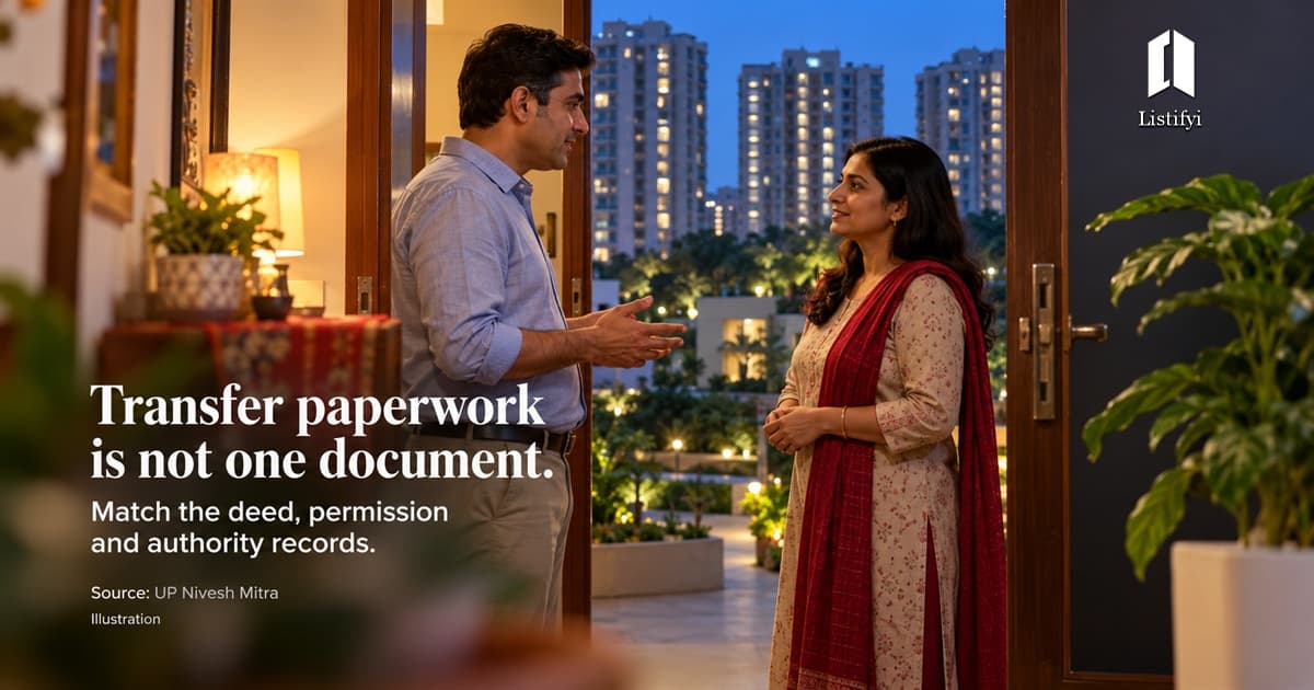 Noida Resale Flat: Verify The Authority Transfer Papers