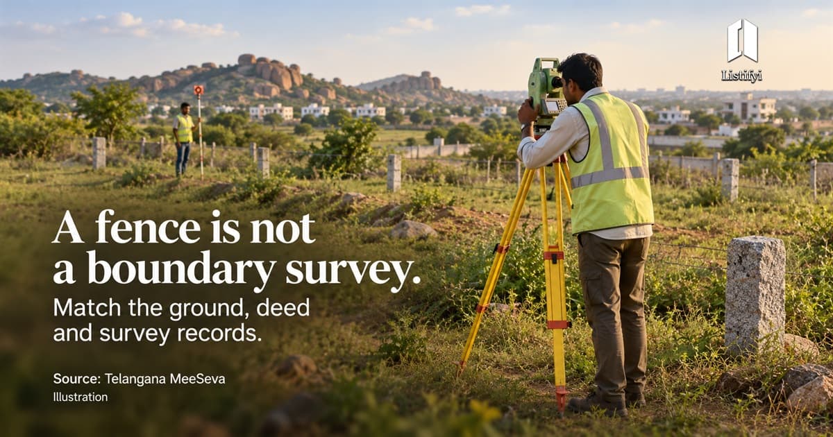 Hyderabad Plot: Does The Boundary Match The Survey?